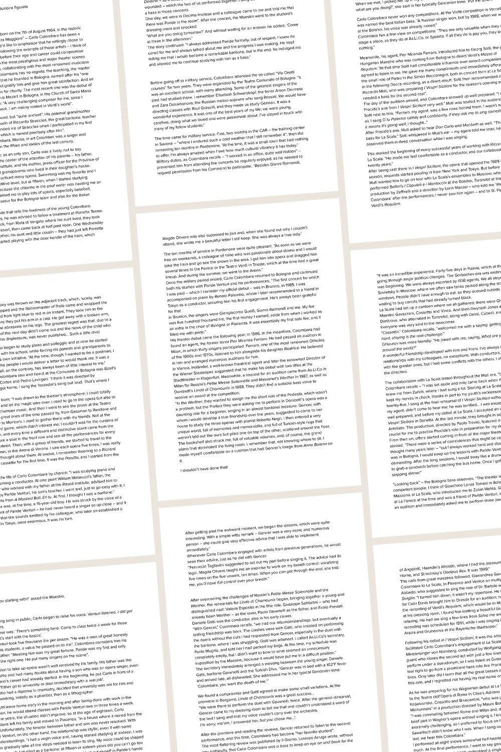 Translation from Italian to English of a Biography.