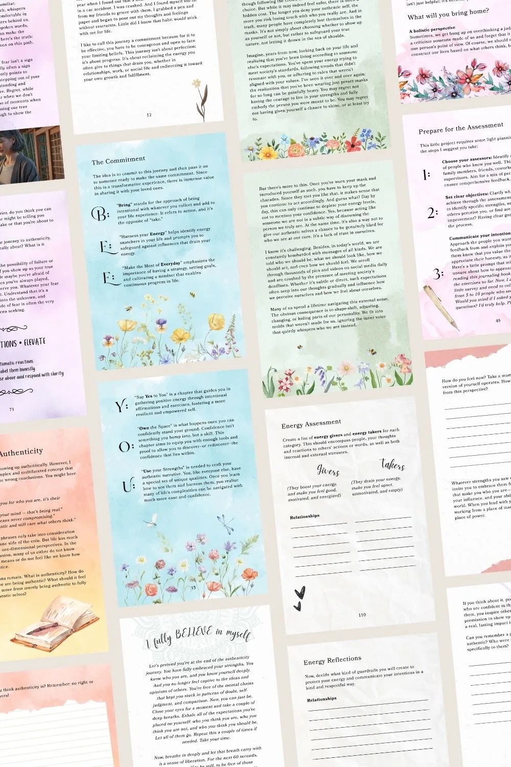 Canva design for a collection of journals.