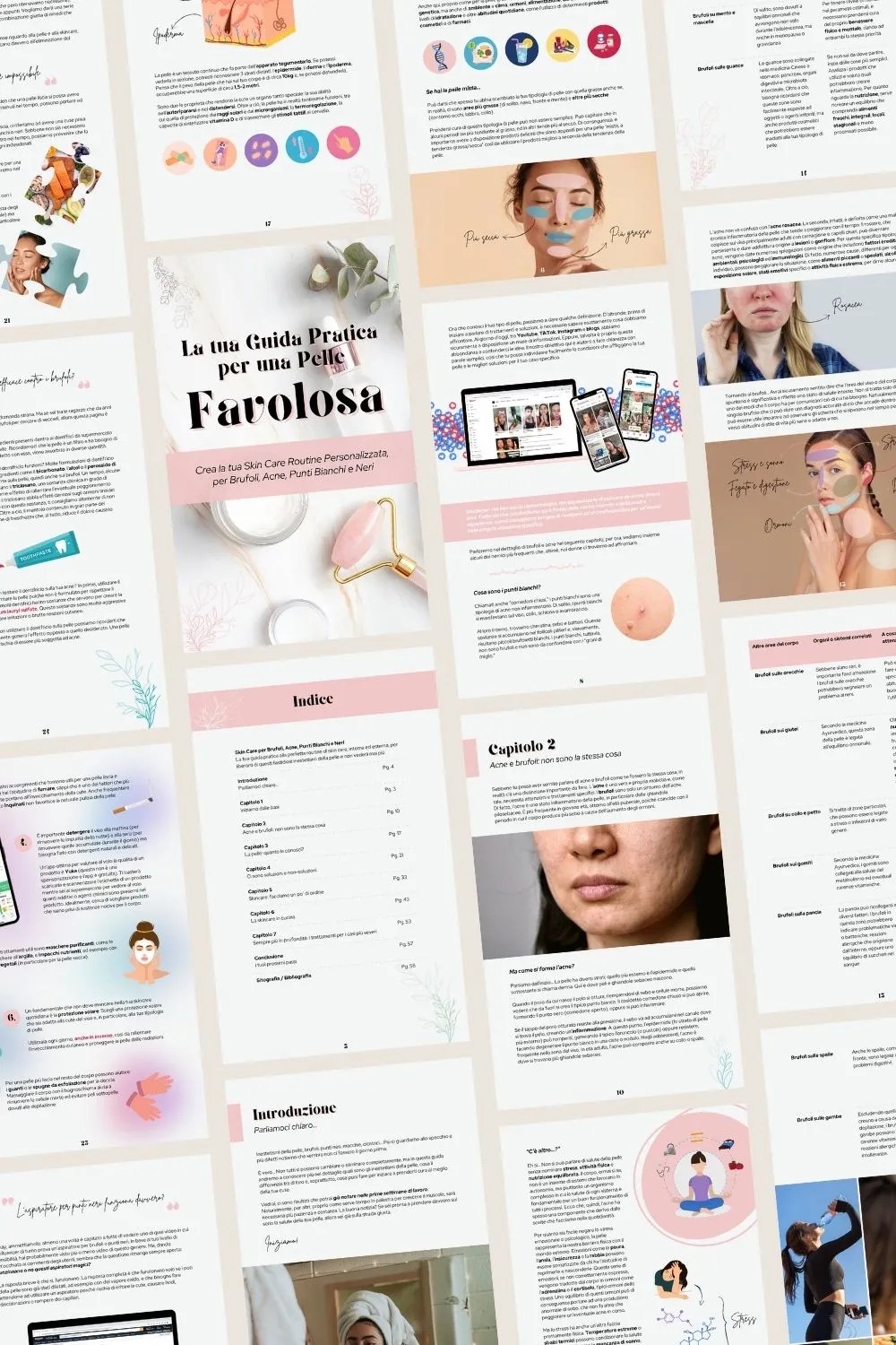 Canva design for an Italian ebook.